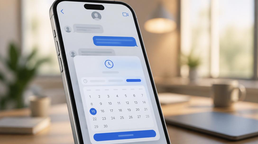 Så schemalägger du sms på iPhone – iOS 18 och äldre